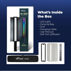 HIFFIN HF-1000 60W RGB LED Stick Light HIFFIN
