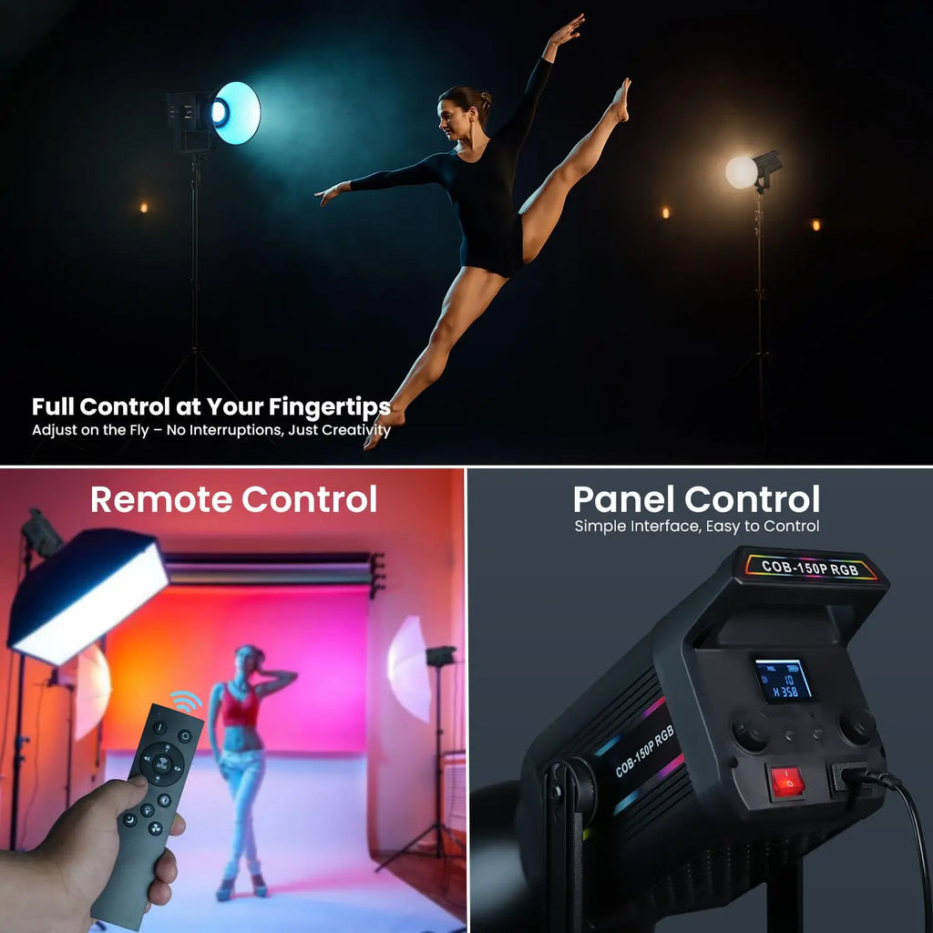 HIFFIN Professional Bi-Color LED Video Light with Remote HIFFIN