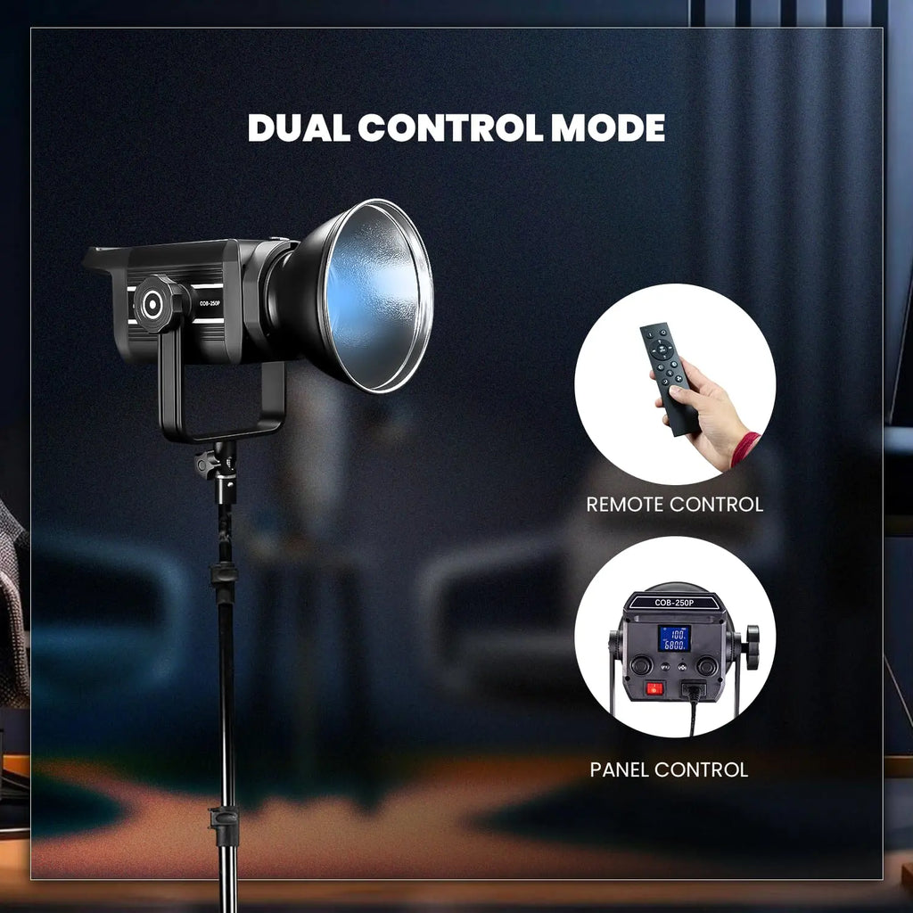 HIFFIN Professional Bi-Color LED Video Light with Remote HIFFIN