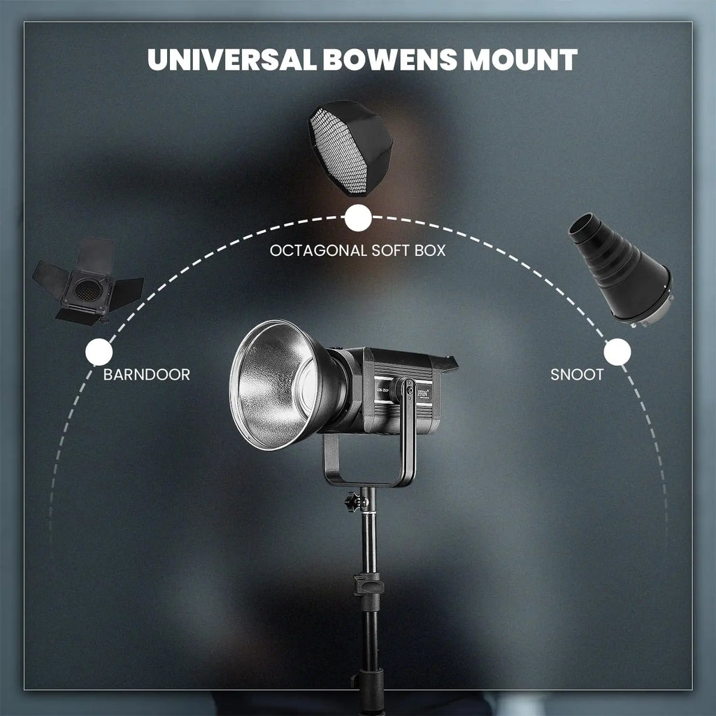 HIFFIN Professional Bi-Color LED Video Light with Remote HIFFIN