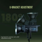 HIFFIN Professional Bi-Color LED Video Light with Remote HIFFIN