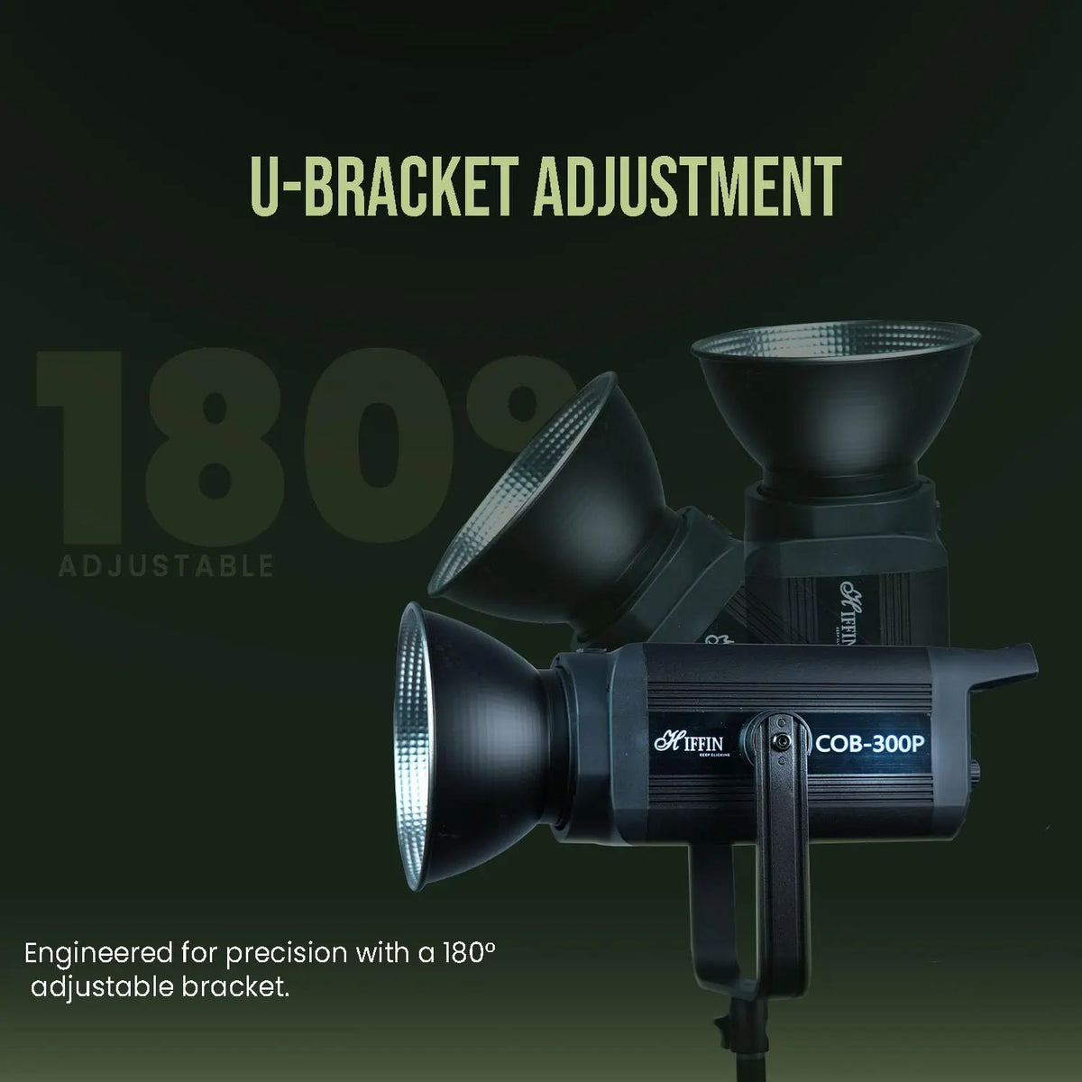 HIFFIN Professional Bi-Color LED Video Light with Remote HIFFIN