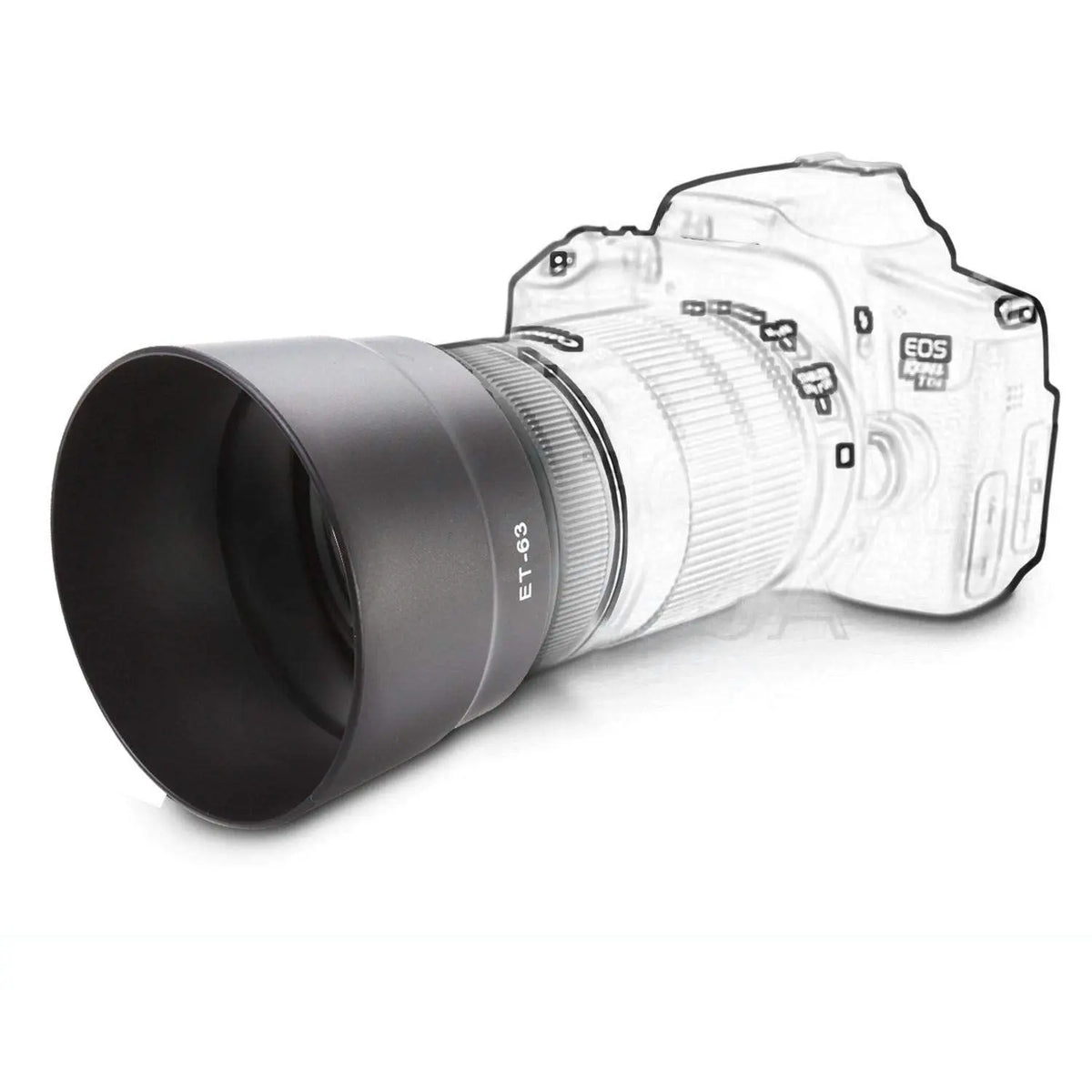 HIFFIN ET-63 Lens Hood for Canon 55-250mm STM HIFFIN