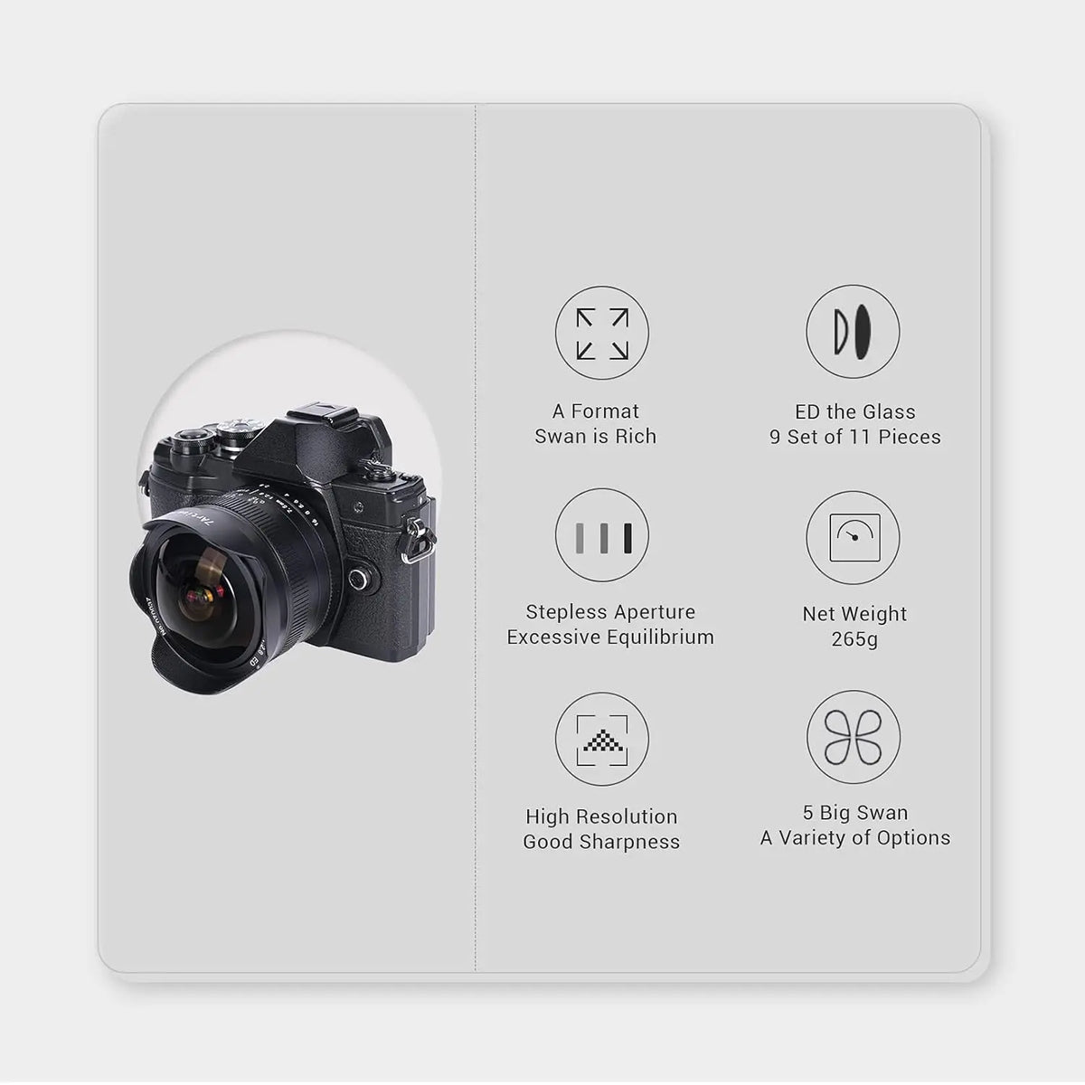 7Artisans 7.5mm F2.8 II APS-C Fisheye Lens for Fuji X 7ARTISANS