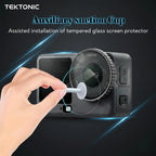 TEKTONIC Tempered Glass Screen Protector Compatible with DJI Osmo Action 6, 9H Hardness TEKTONIC