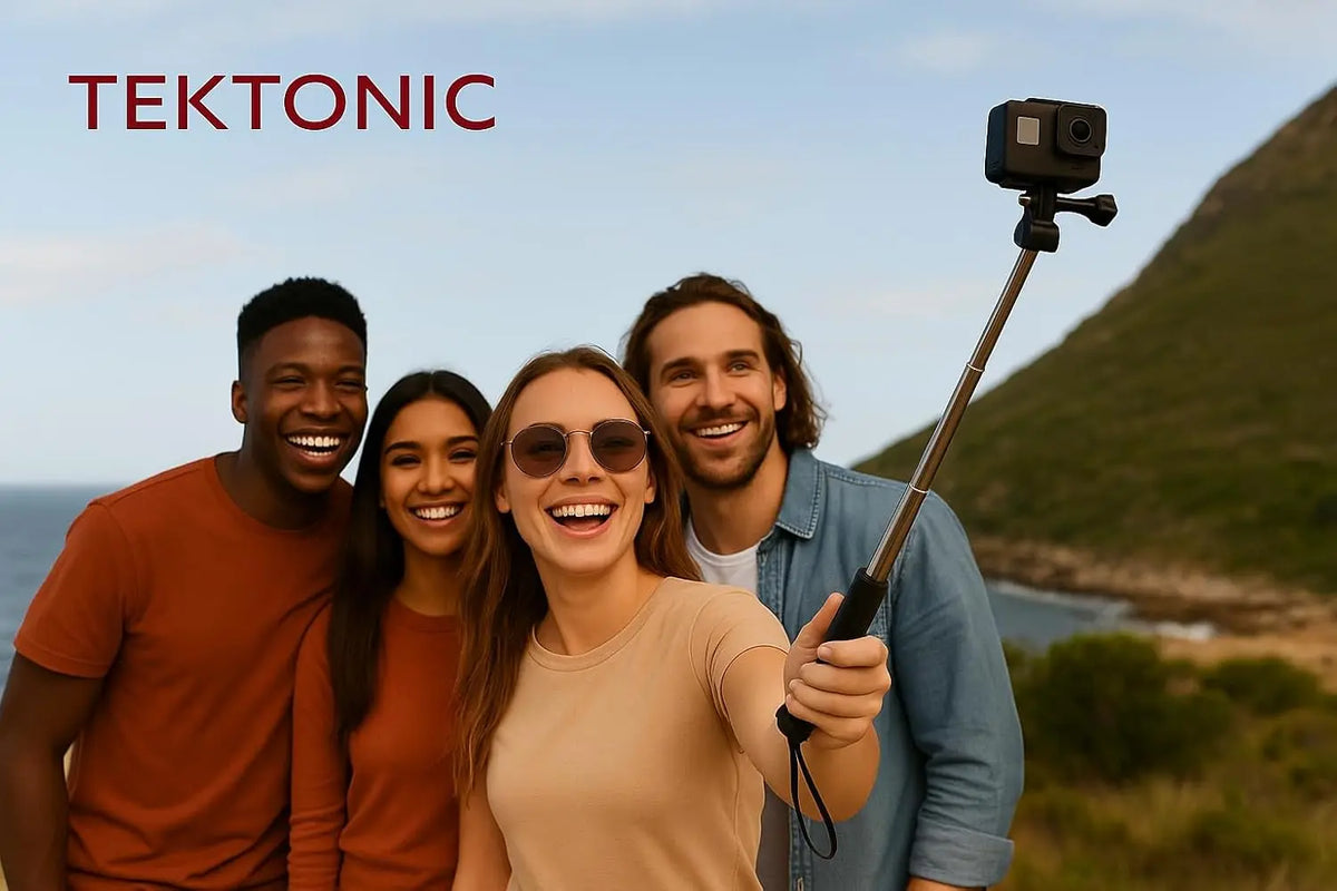 TEKTONIC Foldable Selfie Stick Tripod for Phone & Action Cam TEKTONIC