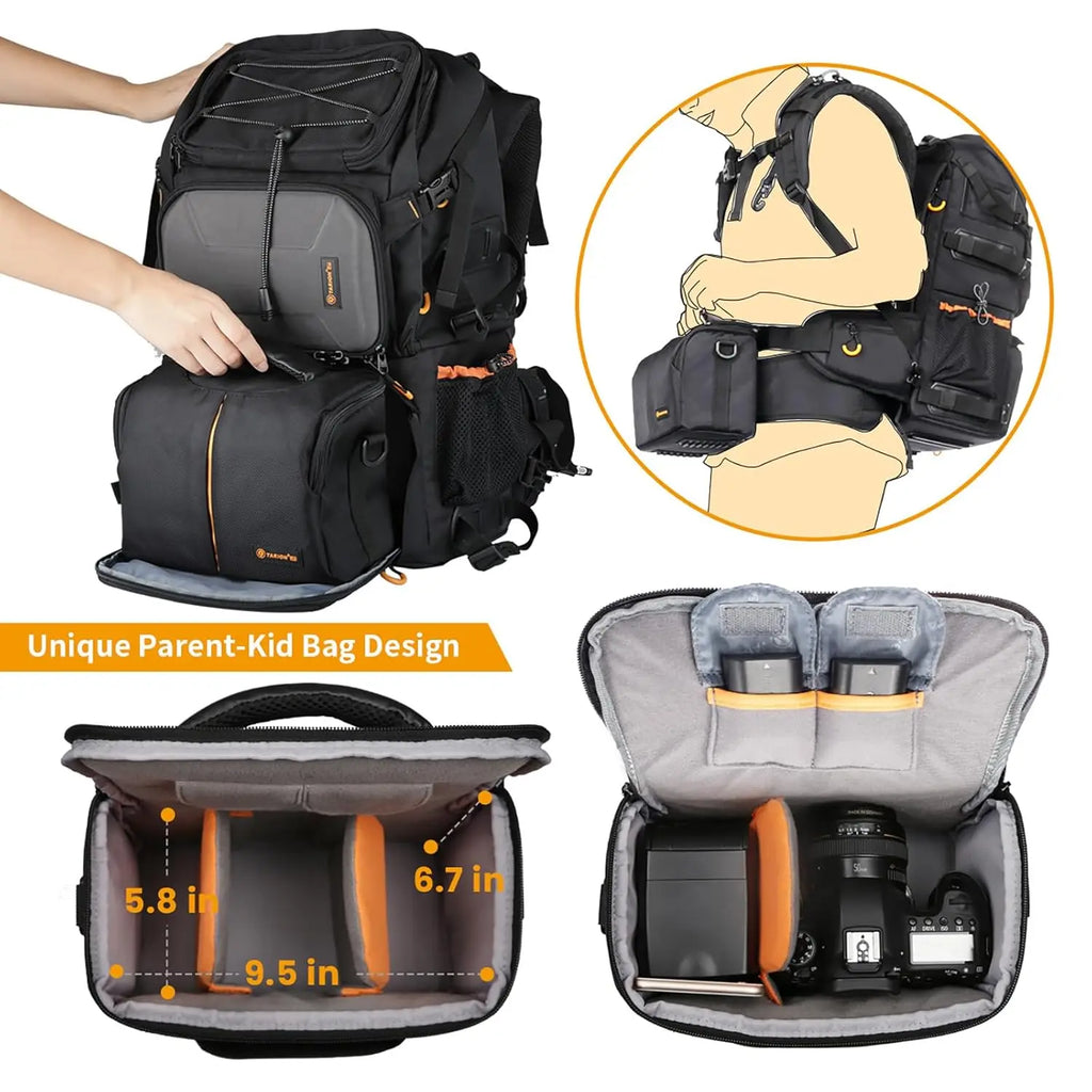 TARION Pro PB-01 Camera Backpack with Shoulder Case TARION