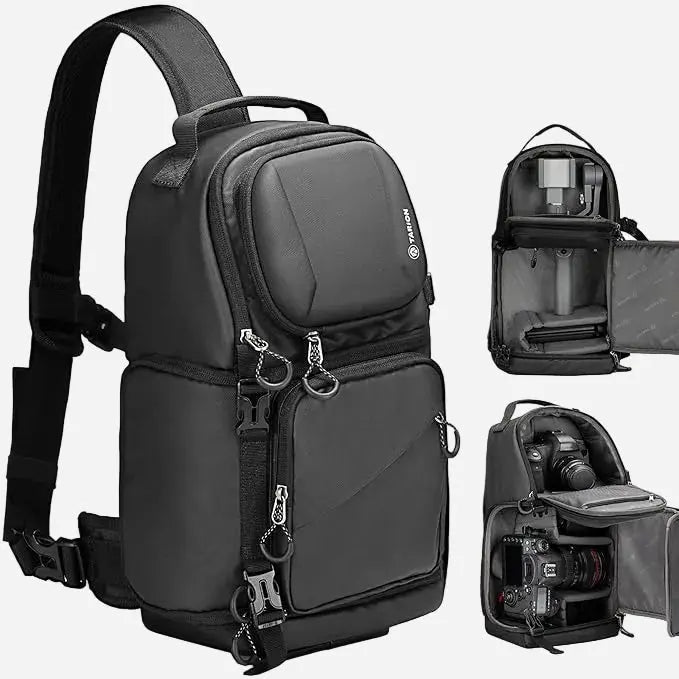 TARION TRS Sling Camera Bag Hard Shell Water-Repellent TARION