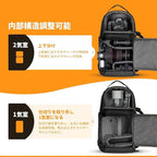 TARION TRS Sling Camera Bag Hard Shell Water-Repellent TARION