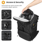 TARION HX-L Large Camera Backpack with Laptop Compartment TARION