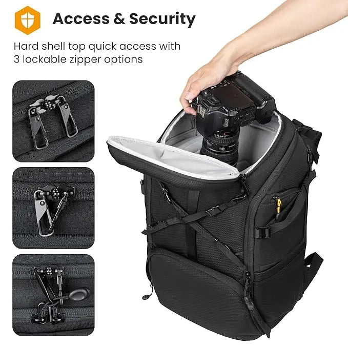 TARION HX-L Large Camera Backpack with Laptop Compartment TARION