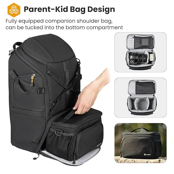 TARION HX-L Large Camera Backpack with Laptop Compartment TARION