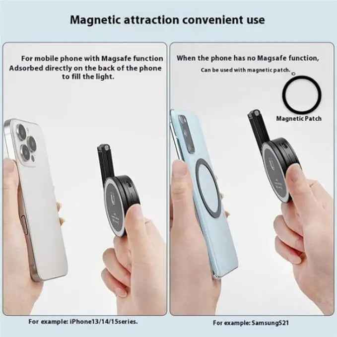 TEKTONIC M38 Magnetic Double-Sided LED Light iPhone Clip-On Fill Lamp