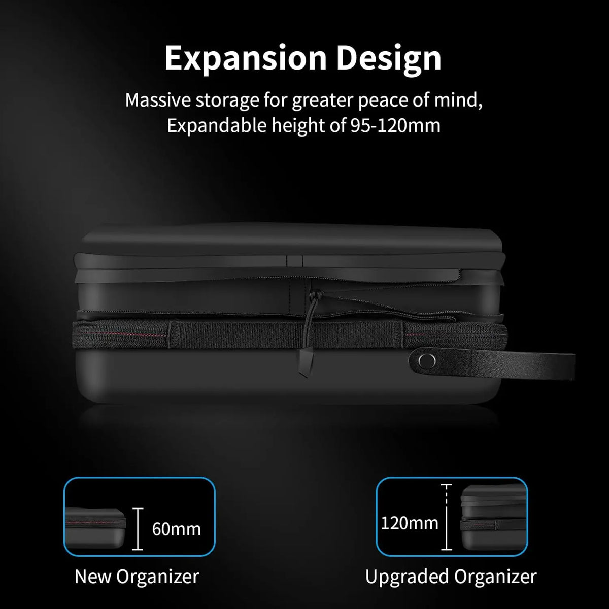 TELESIN Large Hard Carrying Case for GoPro & Action Cameras TELESIN