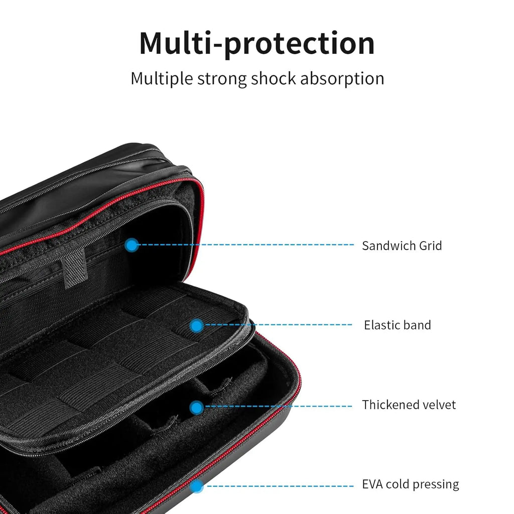 TELESIN Large Hard Carrying Case for GoPro & Action Cameras TELESIN