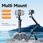TELESIN Flexible Selfie Tripod Grip for Action Cameras TELESIN