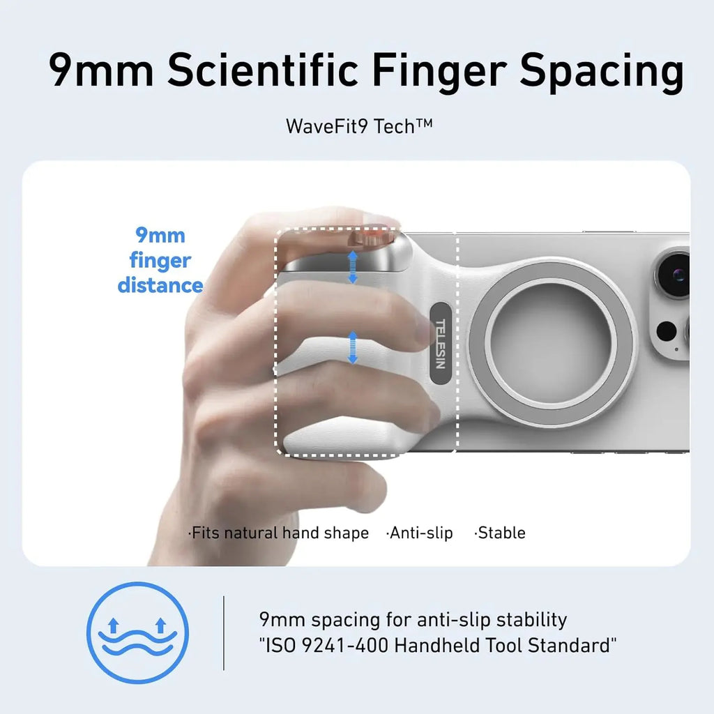 TELESIN Fun Shot P1-MP-10 Magnetic Phone Grip with Remote TELESIN