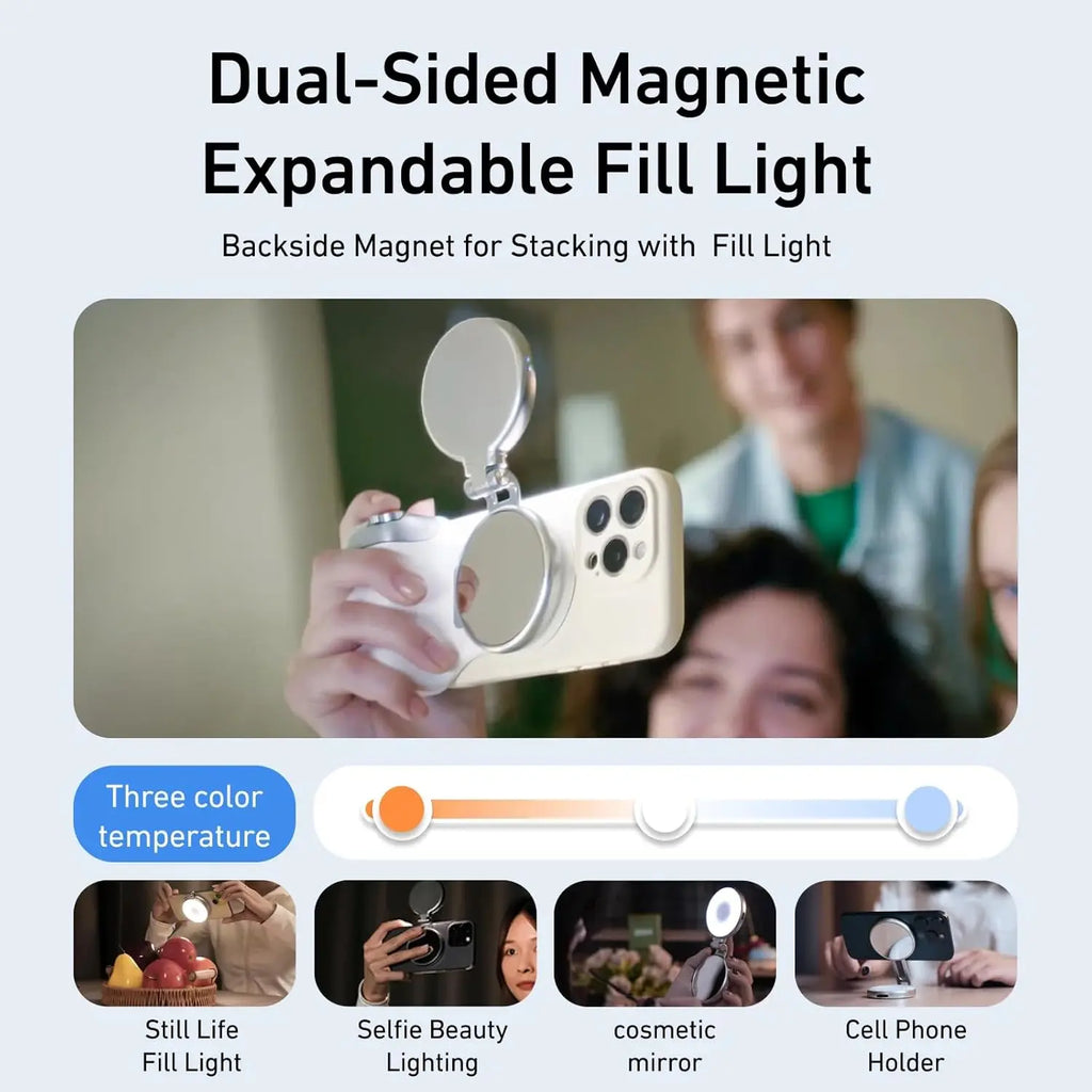 TELESIN Fun Shot P1-MP-10 Magnetic Phone Grip with Remote TELESIN