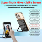 TEKTONIC TSM-40-BL 1080P HD Magnetic Selfie Monitor for Phone TEKTONIC