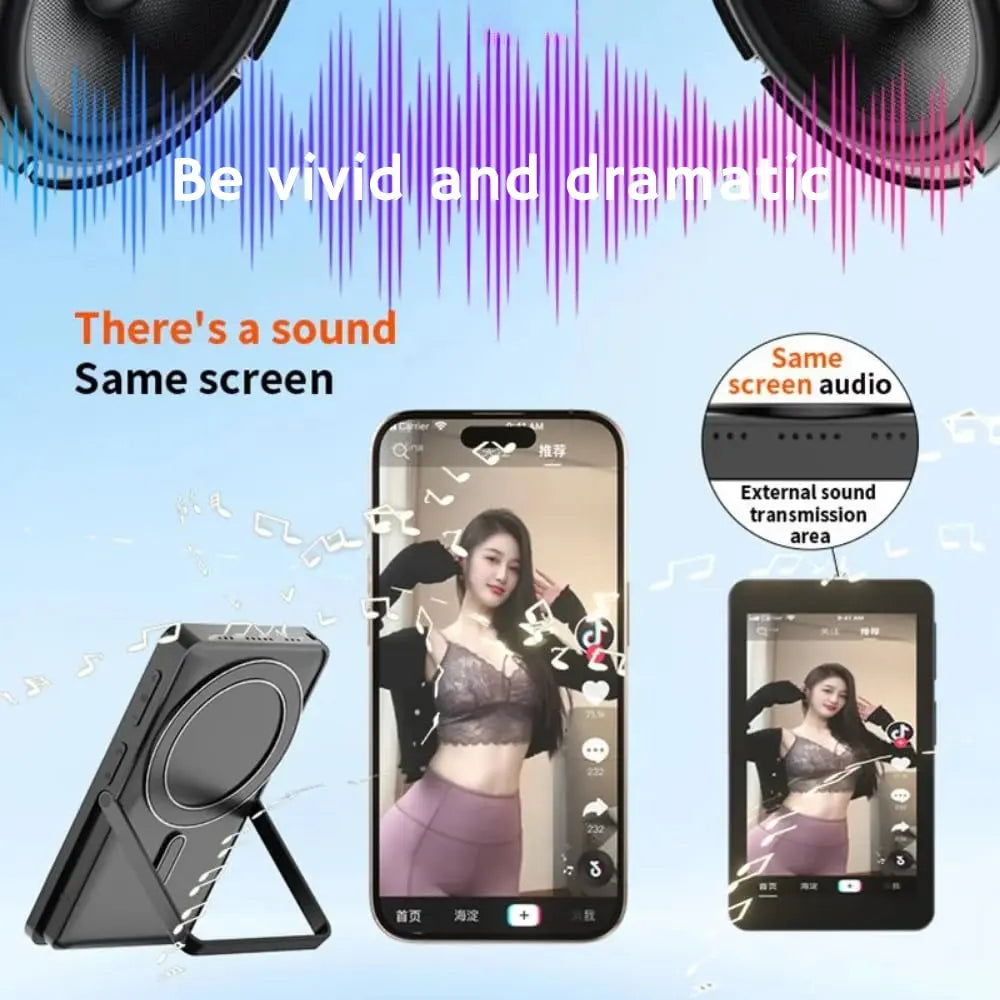 TEKTONIC TSM-40-BL 1080P HD Magnetic Selfie Monitor for Phone TEKTONIC
