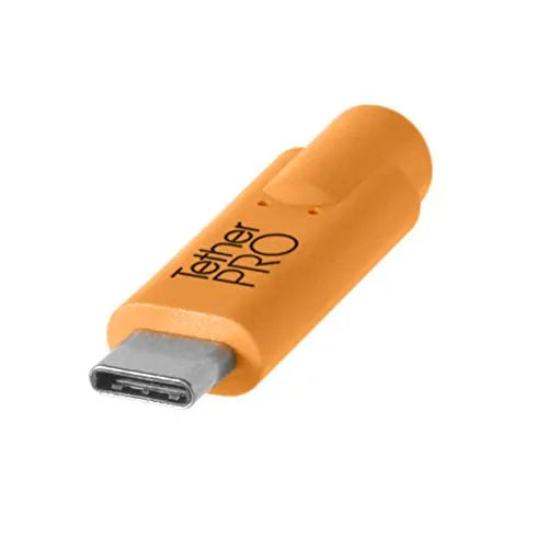 Tether Tools USB 3.0 to USB-C High-Visibility Tethering Cable (Orange) Tether Tools