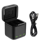 TEKTONIC 3-Slot Battery Charger & Case for GoPro Hero 9–12
