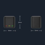 TEKTONIC 3-Slot Battery Charger & Case for GoPro Hero 9–12