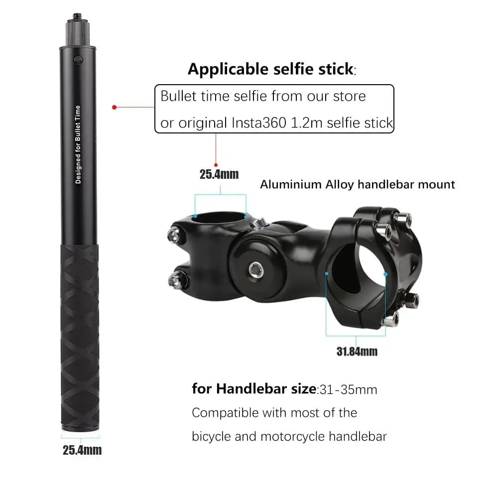 TEKTONIC Handlebar & Stick Mount for Action Cameras TEKTONIC
