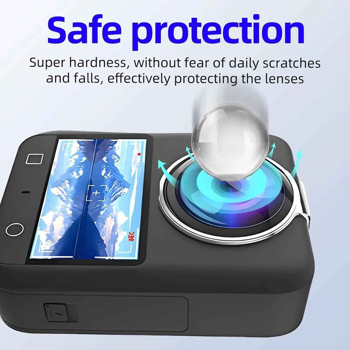 TEKTONIC Lens Guard for DJI Osmo Action 360 Waterproof Snap-On Protector