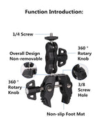 TEKTONIC R094 Super Clamp Motorcycle Camera Mount TEKTONIC