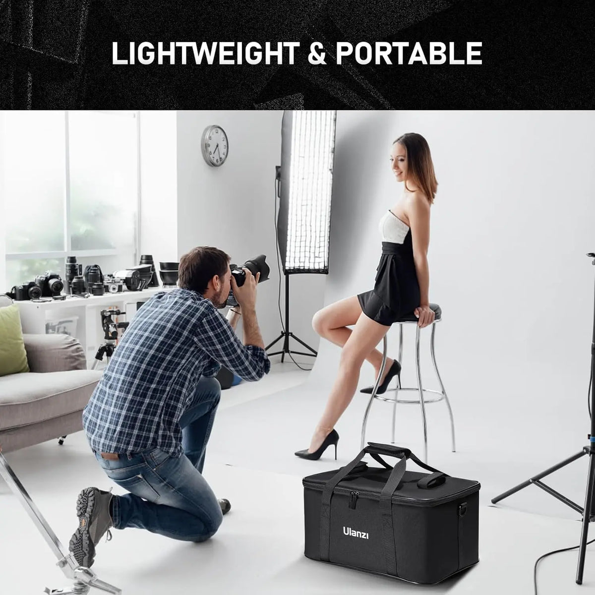 ULANZI OM-01 Padded Carrying Bag for Studio Lights Ulanzi