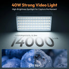 Ulanzi P40W RGB LED Video Light with Battery Ulanzi