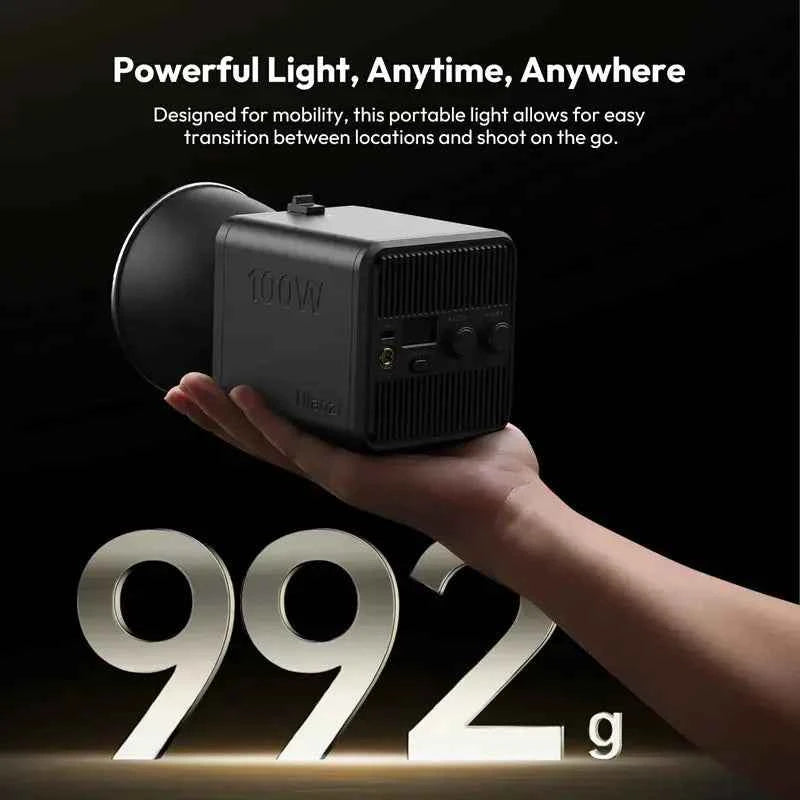 Ulanzi 100W Bi-Color Portable LED Video Light with Battery