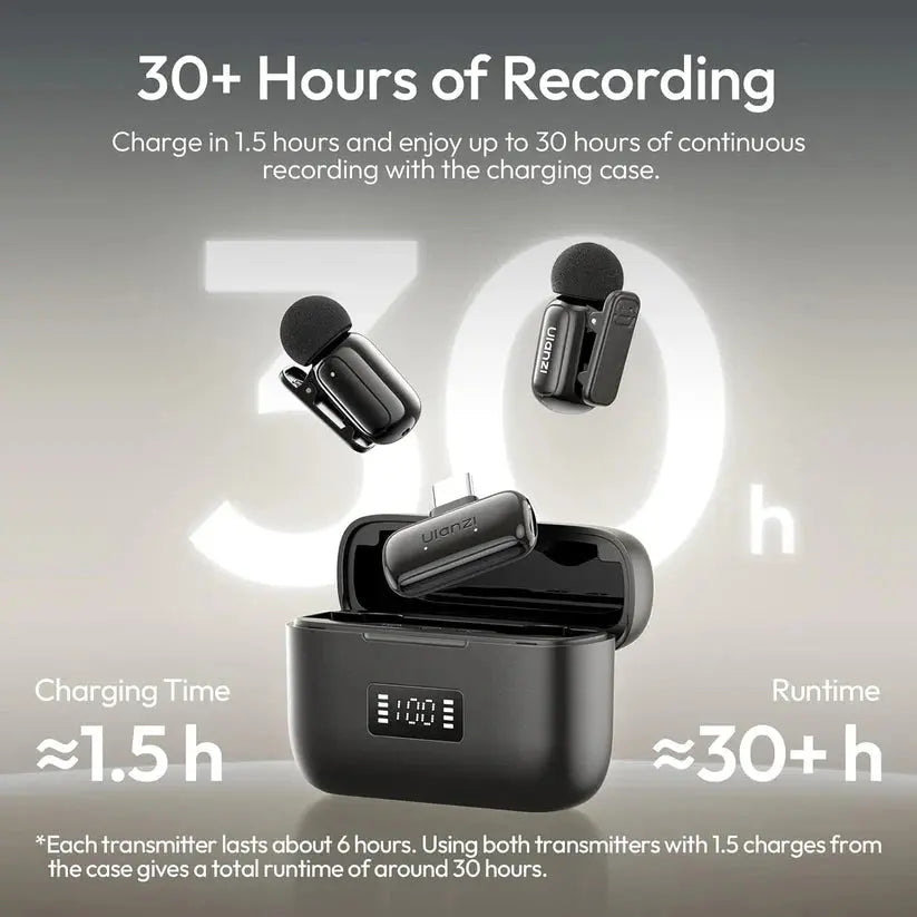 ULANZI A200 Wireless Lavalier Mic USB-C for iPhone Ulanzi