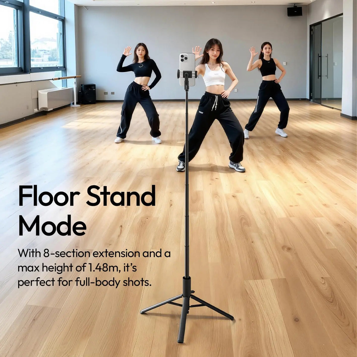 ULANZI MT86 60 Inch Auto Pop Up Phone Tripod with Bluetooth Remote Ulanzi