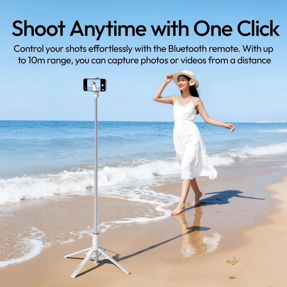 ULANZI MT86 60 Inch Auto Pop Up Phone Tripod with Bluetooth Remote Ulanzi