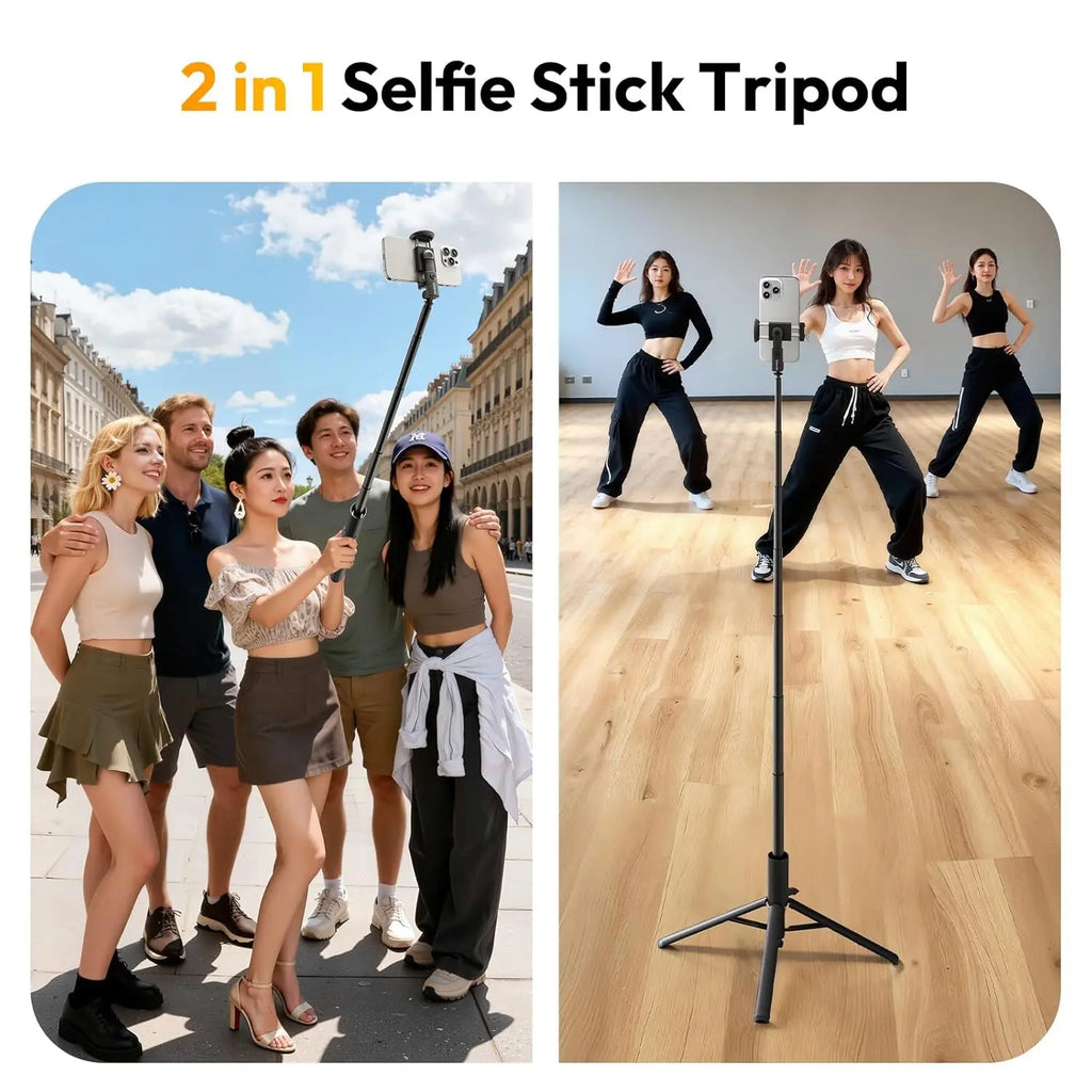 ULANZI MT86 60 Inch Auto Pop Up Phone Tripod with Bluetooth Remote Ulanzi
