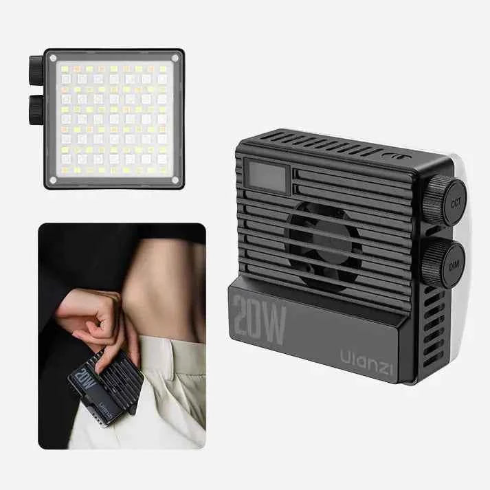 ULANZI L090 RGB Video Light 360°, Pocket LED for Vlog & Photography