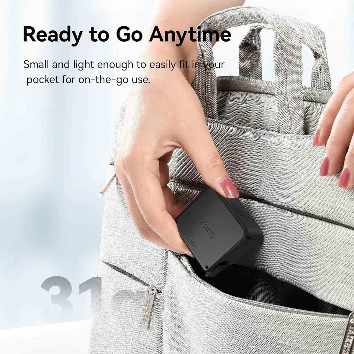 Ulanzi LM18 Mini Magnetic Vlogging Light + PK-06 Pocket 3/4 Expansion Adapter Kit