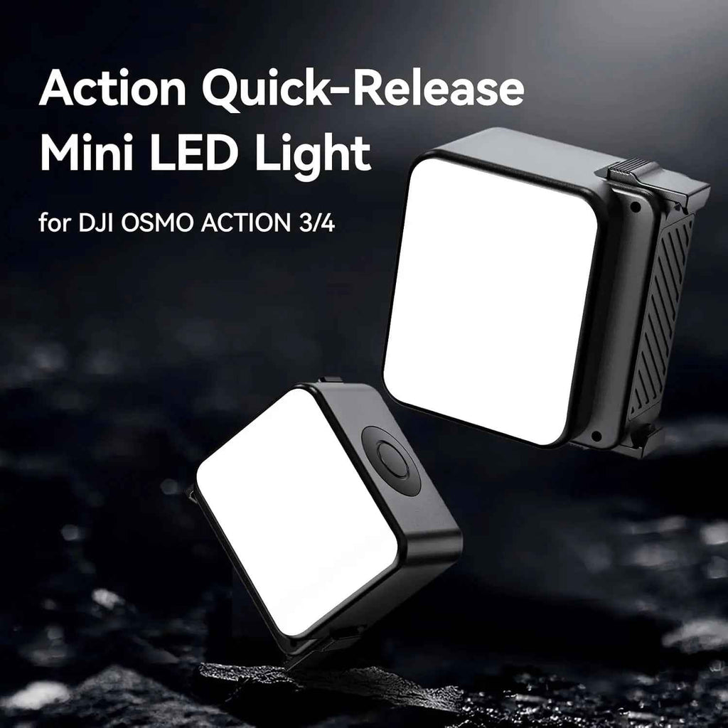 Ulanzi LM18 Mini Magnetic Vlogging Light + PK-06 Pocket 3/4 Expansion Adapter Kit