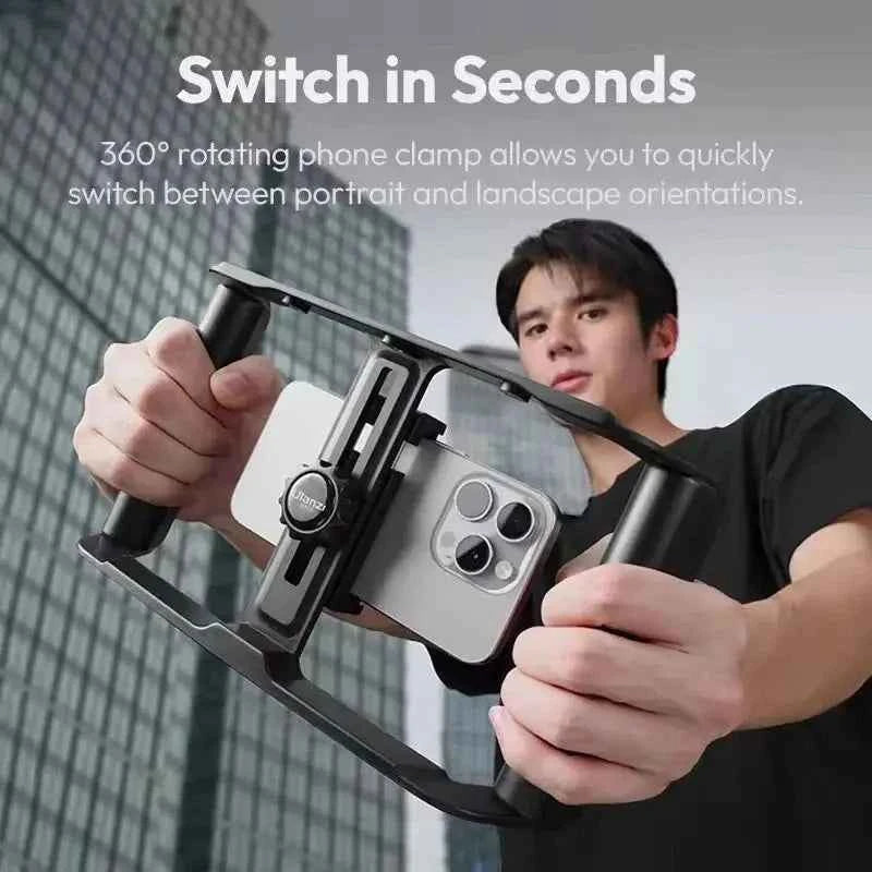 ULANZI MA05 Universal Phone Cage Video Rig Stabilizer with Remote