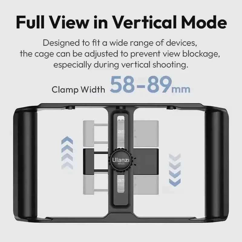 ULANZI MA05 Universal Phone Cage Video Rig Stabilizer with Remote
