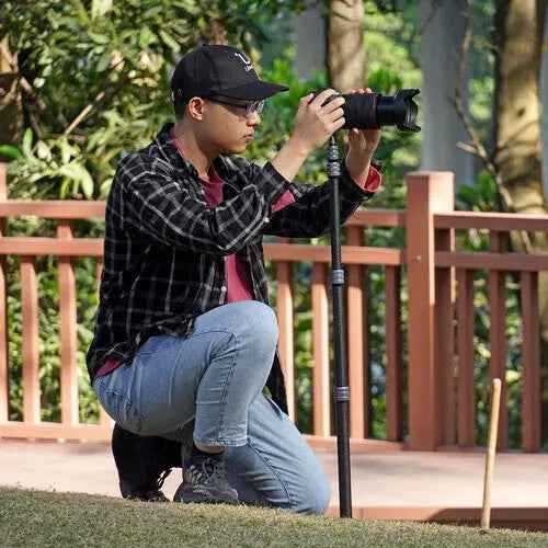 ULANZI MT-49 Carbon Fiber Light Stand 194cm Adjustable Tripod