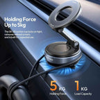 ULANZI SK-25 MagSafe Car Phone Holder Magnetic Suction Mount (Black)
