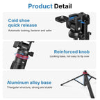 ULANZI MT-78 Extendable Phone Tripod 72.8 inch