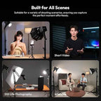 Ulanzi 100W RGB Portable LED Video Light with Battery & Adapter