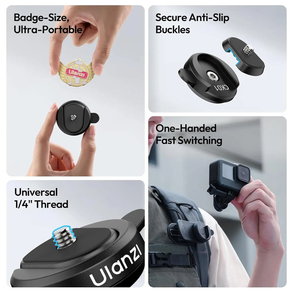 Ulanzi CK01 Cka Quick Release Base Kit for Cameras Ulanzi