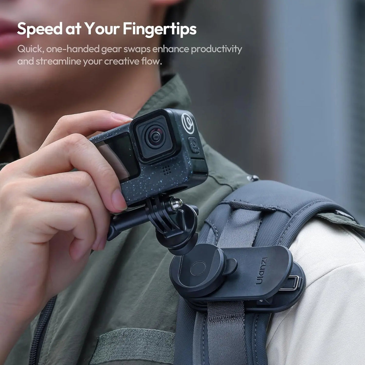 Ulanzi CK02 Cka Magnetic Camera Clip for Backpack Ulanzi