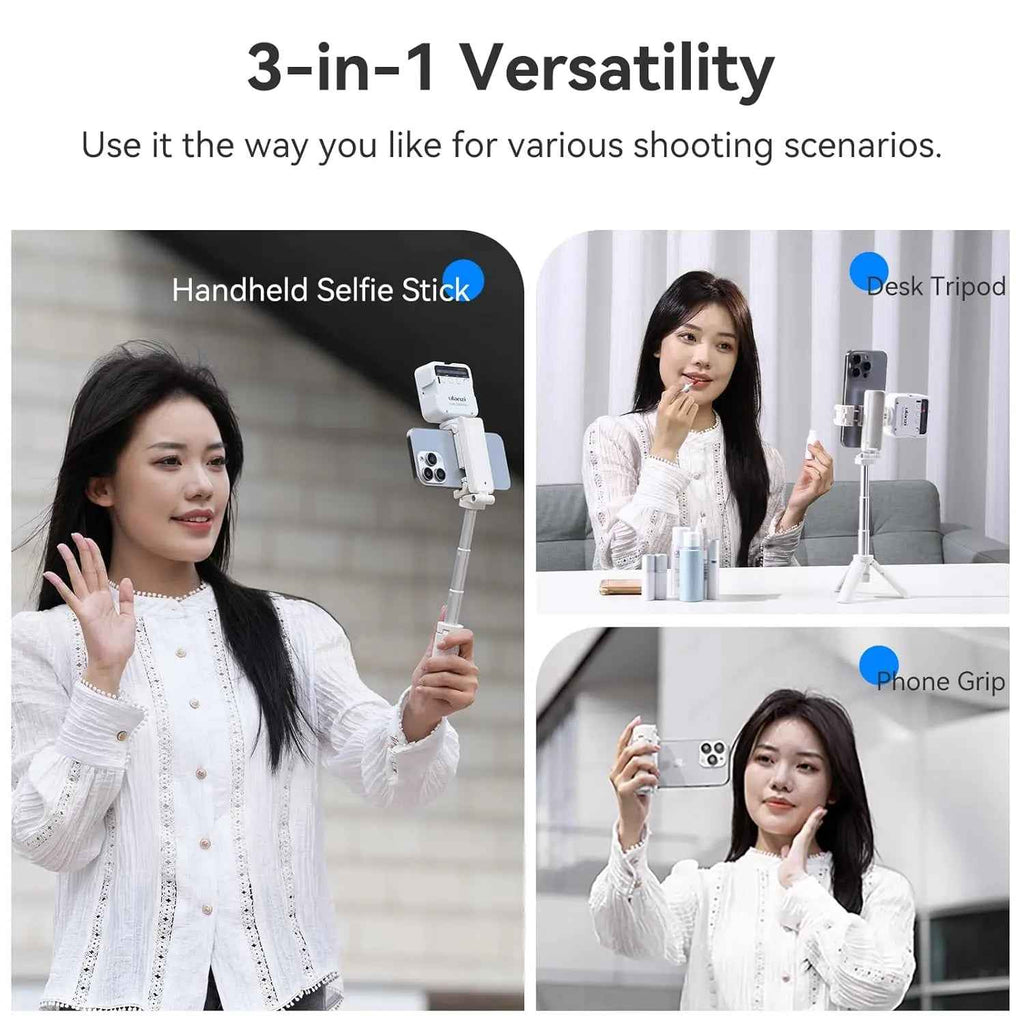 Ulanzi JJ02 3-in-1 Phone Selfie Tripod with Remote