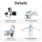 Ulanzi JJ02 3-in-1 Phone Selfie Tripod with Remote